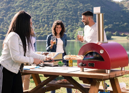 Forno Linea Moderno Portable 1 Pizza Gas Ardesia Grey Alfa