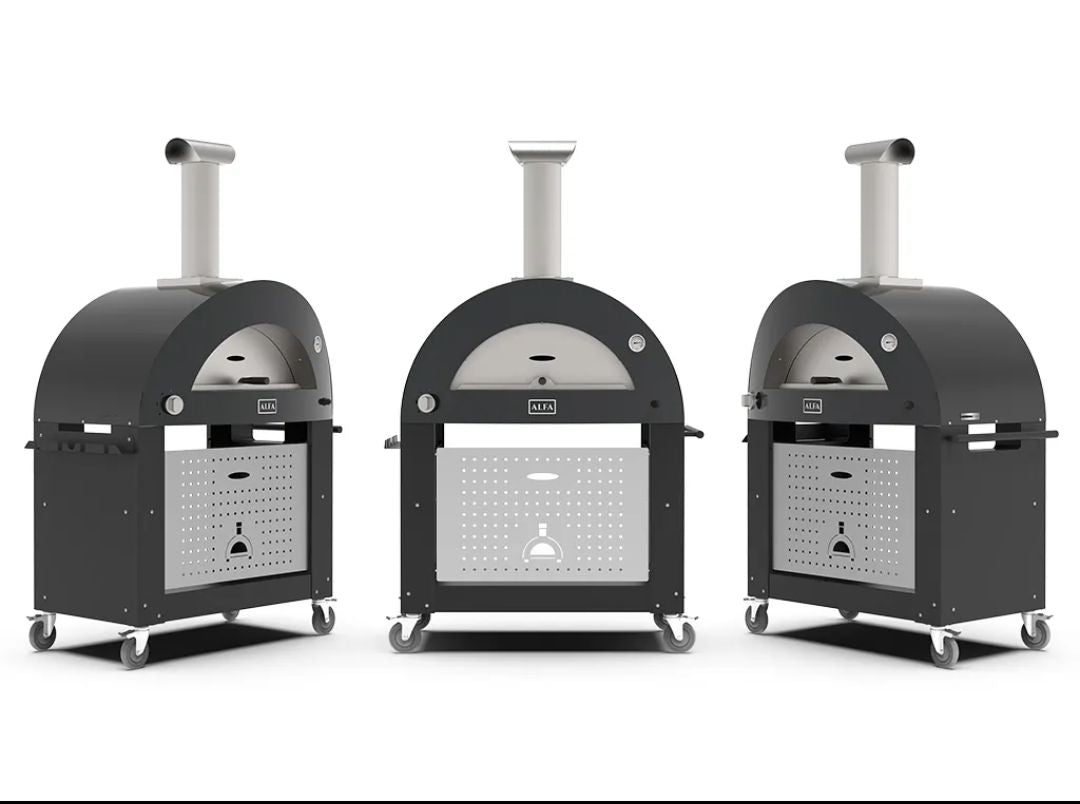 Forno + Base 3 Pizze Gas Ardesia Grey Alfa