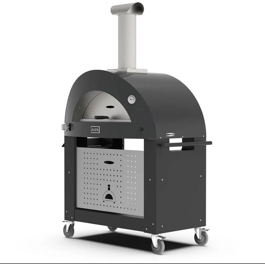 Forno + Base 3 Pizze Gas Ardesia Grey Alfa