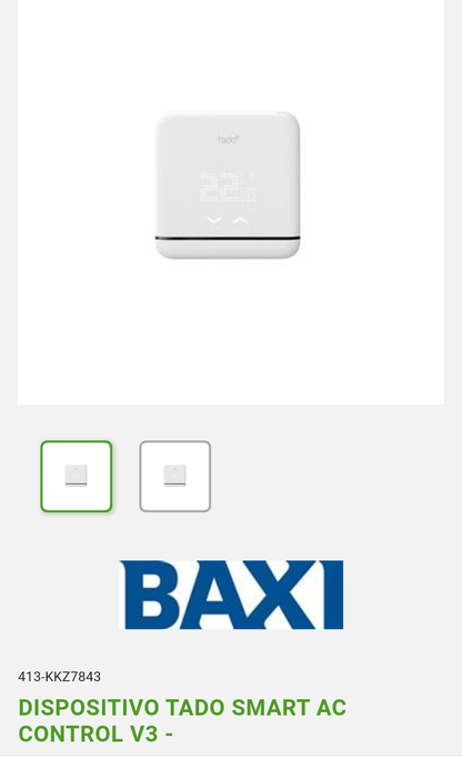 Dispositivo Tado Smart Baxi