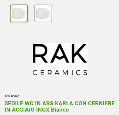 Sedile WC Abs Karla Rak