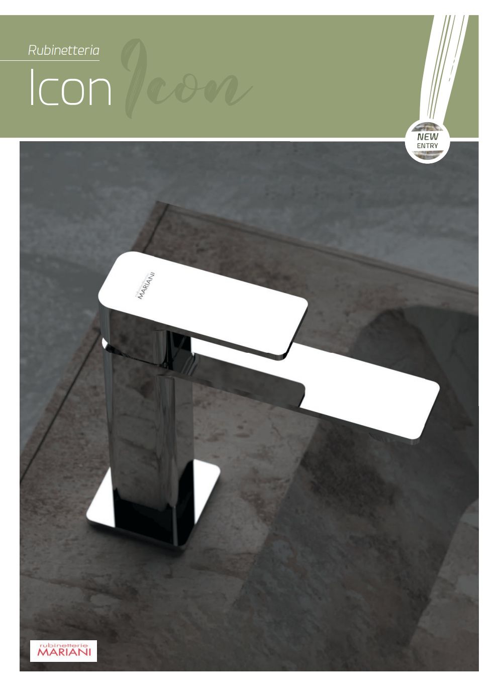 Icon Monocomando Doccia con Deviatore Cromo Mariani