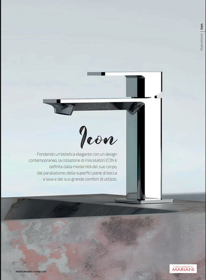 Icon Monocomando Doccia con Deviatore Cromo Mariani