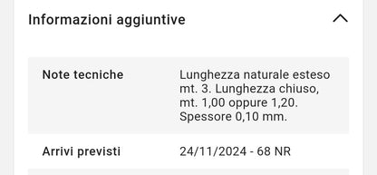 Tubo Flessibile in Alluminio MT 3 Dm 140