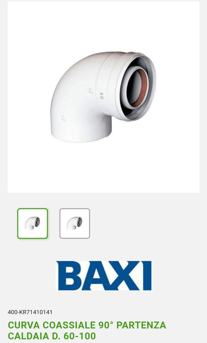 Curva Coassiale 90 D.60-100 Baxi