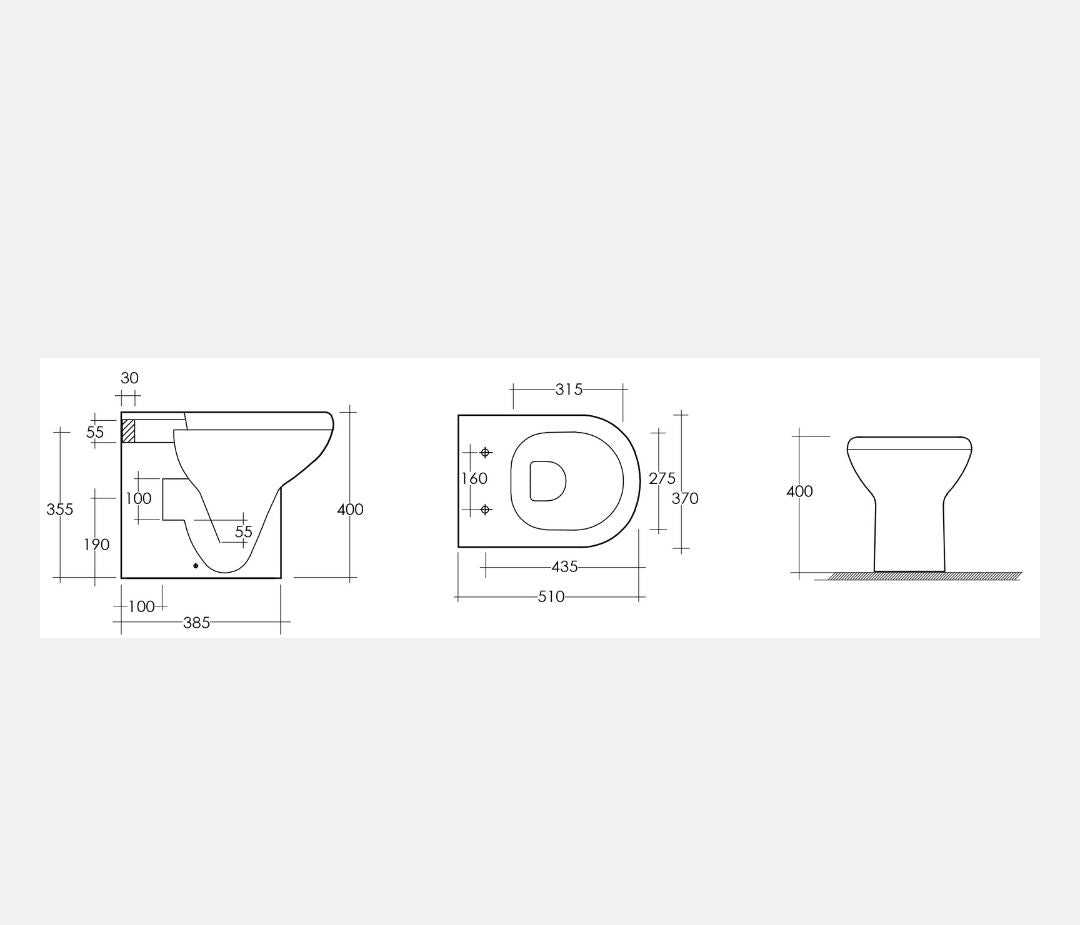 Vaso Filo Muro Compact/Ninfea Rak