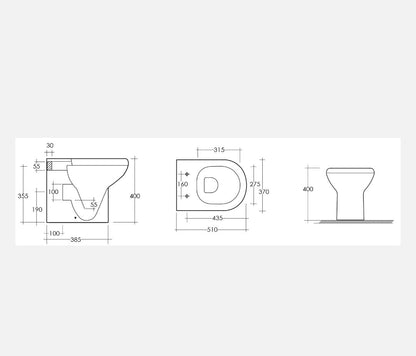 Vaso Filo Muro Compact/Ninfea Rak