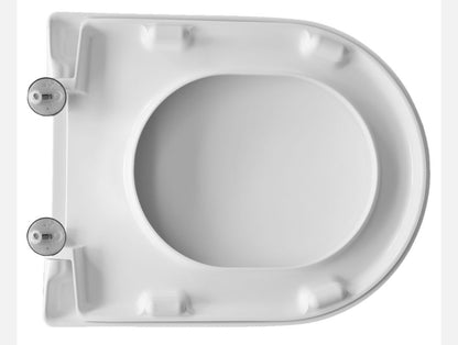 Sedile WC per Vaso Compact/Ninfea Bianco Rak