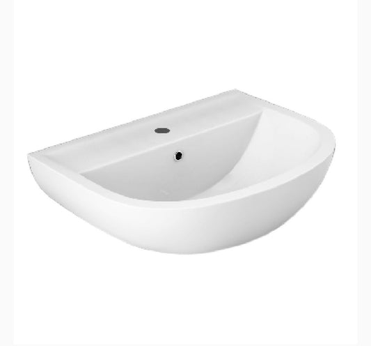 Lavabo Compact/Ninfea Monof. L.55 cm c/troppo pieno Rak