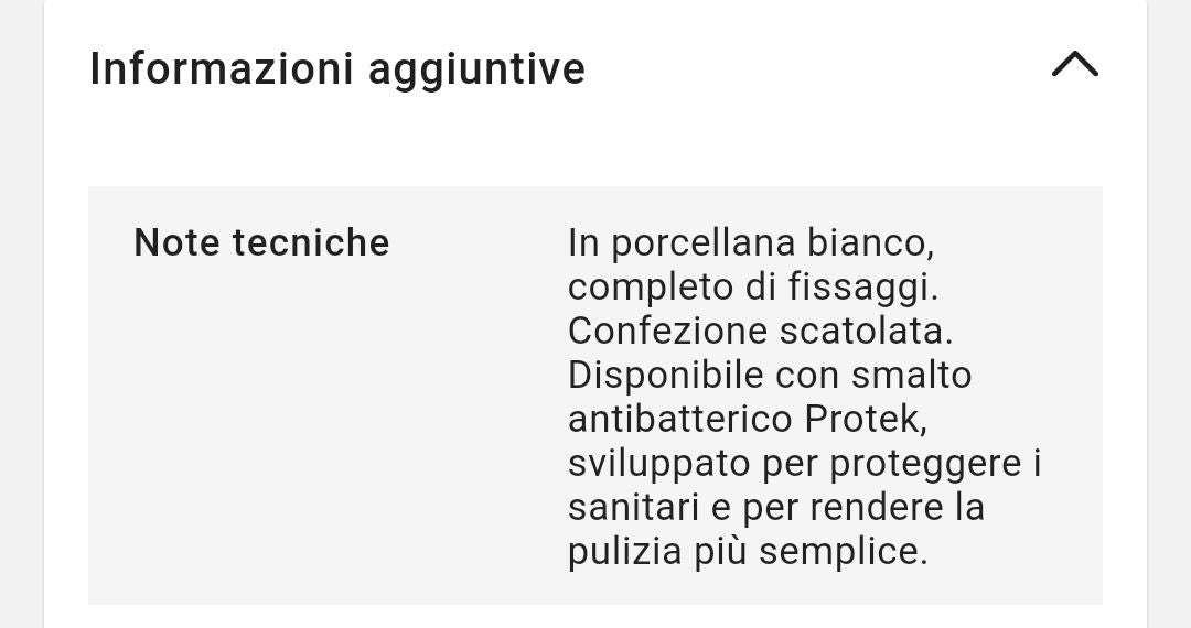 Bidet Sospeso Compact/Ninfea Erogazione Rubinetto Rak