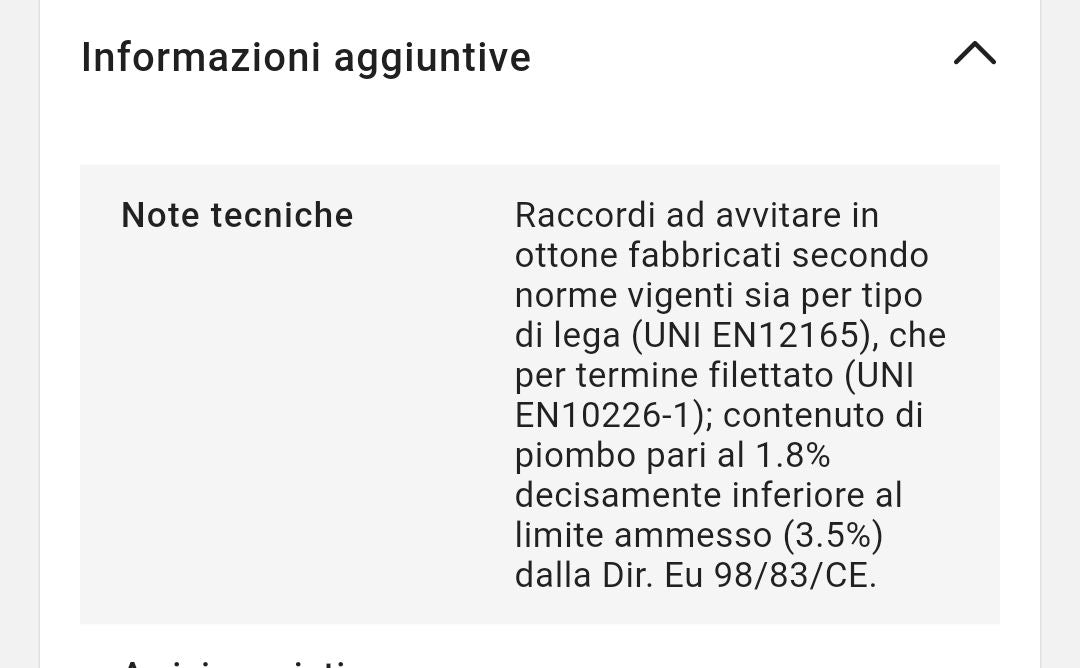 Gomito FF 1/2 in Ottone Giallo Ibp