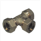 Raccordo 12 a Tee con 3 dadi O-Ring Tiemme