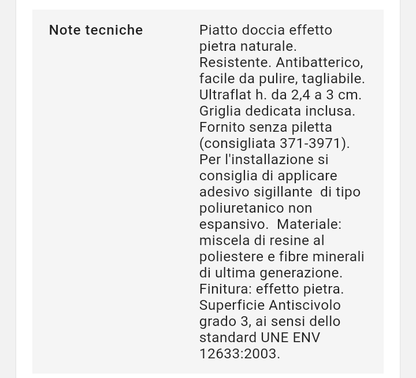 Piatto doccia Linea Emotion 100X100 Mod.Euphoria quadro nero 7016