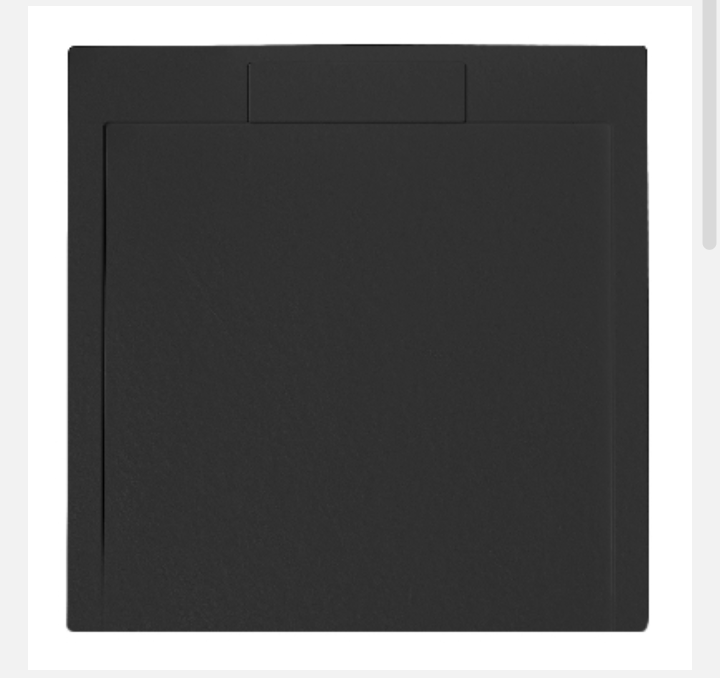 Piatto doccia Linea Emotion 100X100 Mod.Euphoria quadro nero 7016