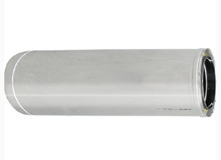 Tubo Acciaio Inox 316L Doppia Parete MT 0,500 Diam.Int 100 Est.150