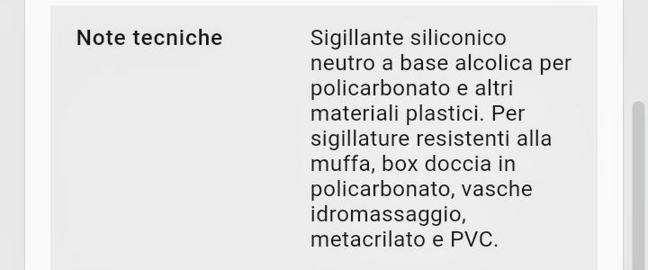 Silicone Policarbonato Neutro Snp Trasparente ml 310