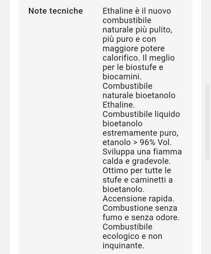 Bioetanolo Ethaline 1 LT