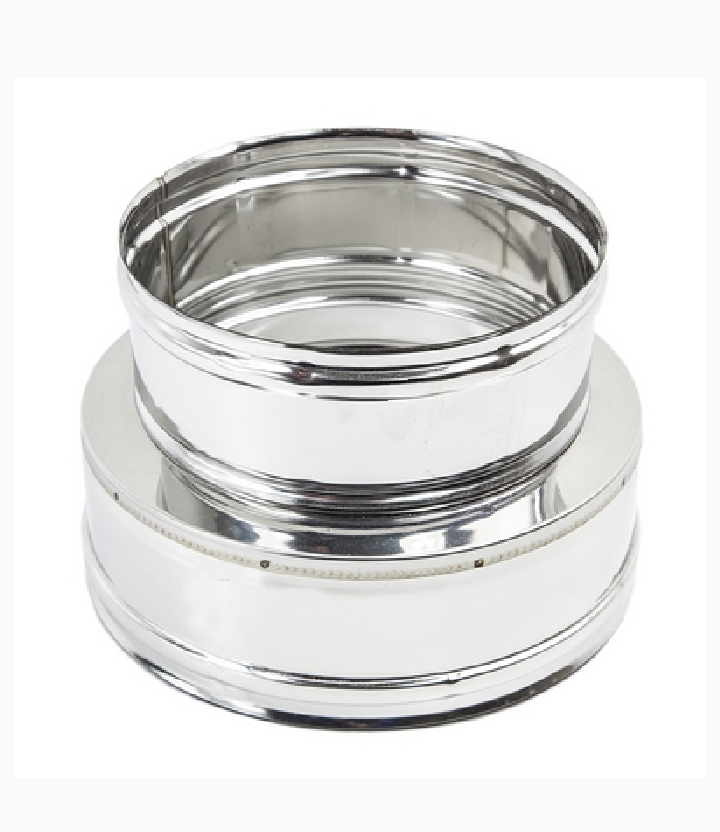 Riduzione Inox Doppia Parete Mono 100Fx100M/150F