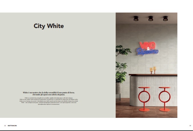 City White Matt 6,5x29 Cir Ceramiche