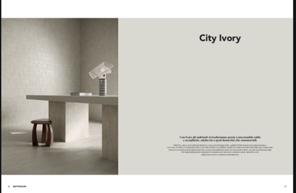 City Ivory Matt 6,5x29 Cir Ceramiche