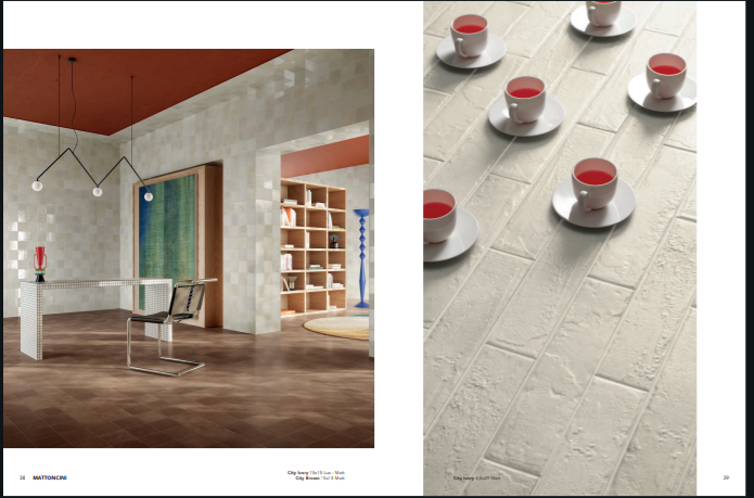 City Ivory Matt 6,5x29 Cir Ceramiche