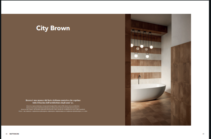City Brown Lux 6,5x29 Cir Ceramiche