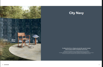 City Navy Matt 6,5x29 Cir Ceramiche