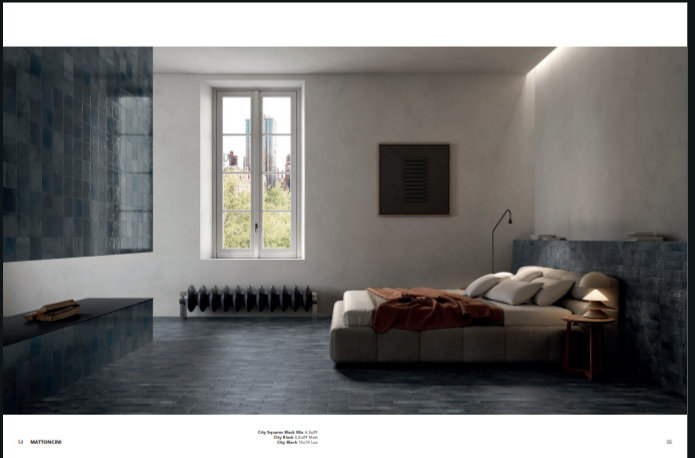 City Black Matt 6,5x29 Cir Ceramiche