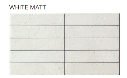 City White Matt 6,5x29 Cir Ceramiche