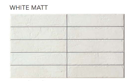 City White Matt 6,5x29 Cir Ceramiche