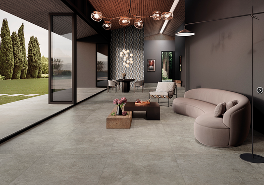 Absolute Stone Grey Rett. 100x100 Cercom Ceramiche