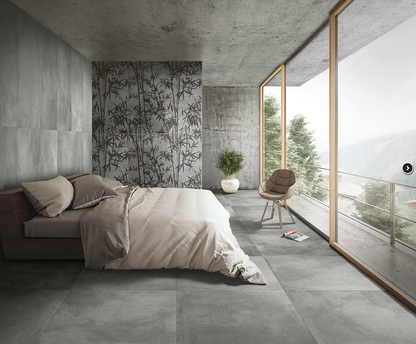 Temper argent Rett. 120x120 Cercom ceramiche