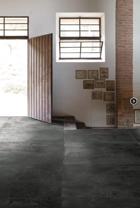 Temper coal Rett. 100x100 Cercom Ceramiche