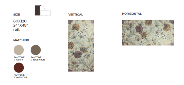 Showall Flora avorio 60x120 Serenissima