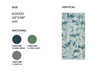 Showall Fabulous blue 60x120 Serenissima ceramiche