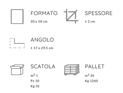 Binary Bianco 20x50 CGM manufatti