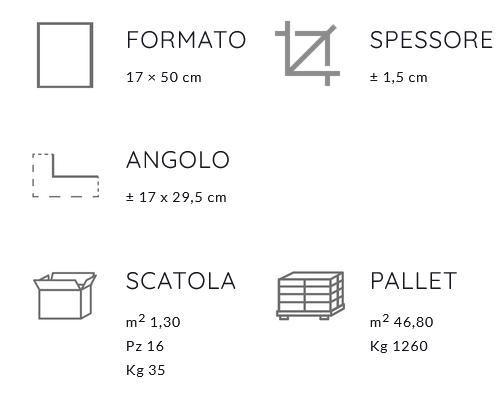 Damasco Bianco 17x50 CGM manufatti