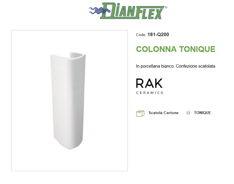 Colonna Tonique H 65 cm Rak