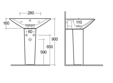 Colonna Morning Rak H 75 cm