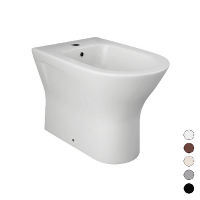 Bidet filo muro erogazione rubinetto bianco opaco matt Feeling Rak