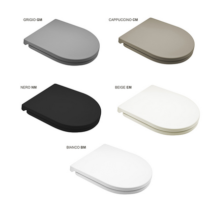 Sedile WC bianco opaco matt Rak Feeling