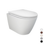 Vaso sospeso rimless scarico universale grigio opaco matt Rak Feeling