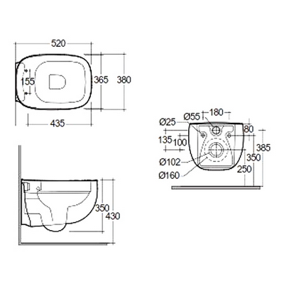 Vaso sospeso Illusion Rak