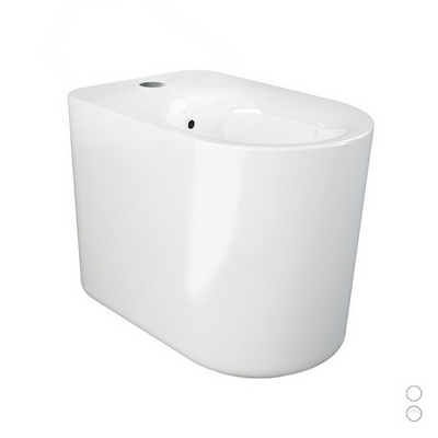 Valet Bidet filo muro erogazione rubinetto bianco opaco  Rak