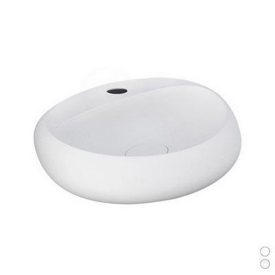 Lavabo sospeso bianco alpino L. 55 cm Rak Cloud