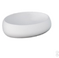 Lavabo da appoggio ovale L. 58 cm bianco opaco Rak Cloud