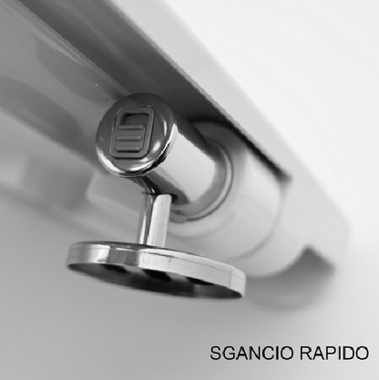 Sedile WC soft closing bianco alpino Rak Cloud