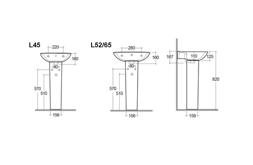 Colonna H. 70 cm Origin Rak