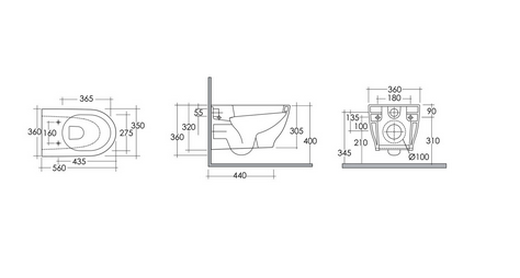 Vaso sospeso Rak Moon