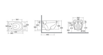 Vaso sospeso Rak Moon